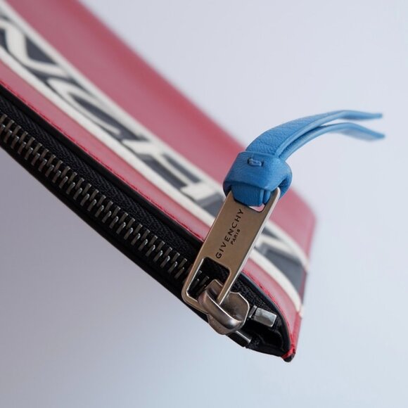 Authentic Preowned Givenchy Red Leather Clutch - Picture 9 of 13